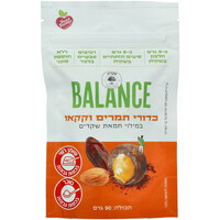 כדורי תמרים במילוי חמאת שקדים באלאנס שקדיה 90 גרם