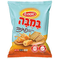 במבה במילוי קרם בטעם פתיבר אסם 150 גרם