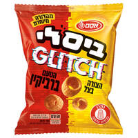 ביסלי הצורה בצל הטעם ברביקיו גליץ' אסם 60 גרם