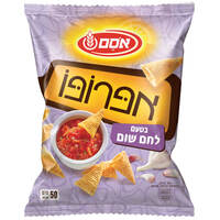 אפרופו חטיף תירס בטעם לחם שום אסם 50 גרם