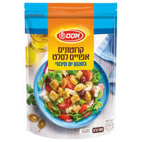 קרוטונים אפויים לסלט בסגנון ים תיכוני אסם 180 גרם