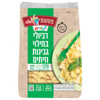 רביולי במילוי גבינות וזיתים קידס שטראוס 400 גרם