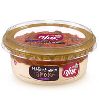 חומוס עם מלא חציל פיקנטי אחלה 400 גרם