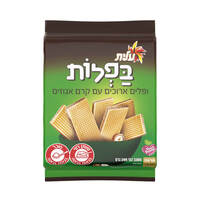 בפלות ופלים ארוכים עם קרם אגוזים עלית 200 גרם