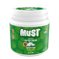 גומי לעיסה ללא סוכר בטעם מנטה עדינה מאסט 96 גרם