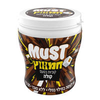 גומי לעיסה ללא סוכר בטעם קולה חמוץ קוביות מאסט 60 גרם