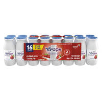 אקטימל משקה יוגורט פרוביוטי 1.5% בטעם תות דנונה 16 * 108 מ
