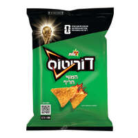 חטיף תירס מתובל בטעם חמוץ חריף דוריטוס 185 גרם
