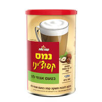 קפה נמס קפוצ'ינו בטעם אגוזי לוז עלית 200 גרם