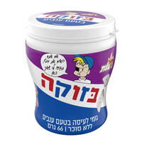 גומי לעיסה בטעם בזוקה ענבים ללא סוכר ענבים עלית 66 גרם