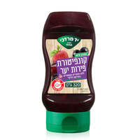 קונפיטורת פירות יער במרקם חלק בבקבוק לחיץ יד מרדכי 320 גרם