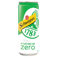 משקה מוגז בטעם למון ליים זירו בפחית שוופס 330 מ