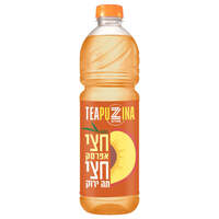 משקה קל בטעם חצי אפרסק חצי תה ירוק תפוזינה 1.5 ליטר