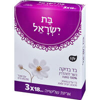 בדי בדיקה בת ישראל עם שובל 85*90 מ