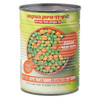 אפונת גינה וגזר רמי לוי 550 גרם