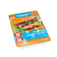 פרוסות גבינה צהובה 28% רמי לוי 400 גרם