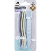 כפיות רכות לתינוק לגילאי 6 חודשים + לייף בייביז 4 יחידות