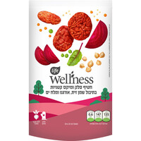 חטיף סלק ומיקס קטניות עם שמן זית אורגנו ומלח ים וולנס 35 גרם