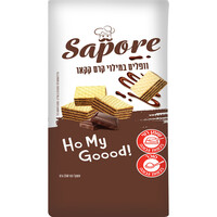 וופלים במילוי קרם קקאו סאפורה 250 גרם