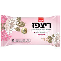 מטליות לחות לניקוי הרצפה בניחוח מרכך כביסה פיור לאב ריצפז 10 יחידות