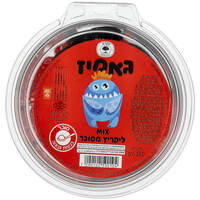 מיקס ליקריץ מסוכר גאמיז שקדיה 280 גרם