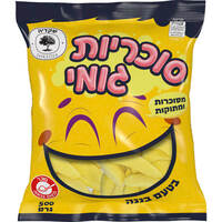 סוכריות גומי מסוכרות ומתוקות בטעם בננה שקדיה 500 גרם