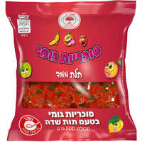 סוכריות גומי בטעם תות שדה תלת מימד שקדיה 500 גרם