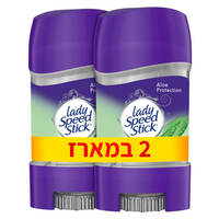 דאודורנט ג'ל לאישה עם אלוורה ליידי ספיד סטיק 2 * 65 גרם