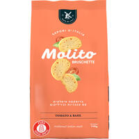 צנימי ברוסקטה עם עגבניות ובזיליקום מוליטו 150 גרם