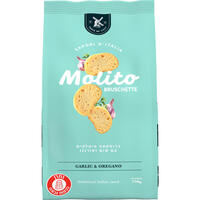 צנימי ברוסקטה עם שום ואורגנו מוליטו 150 גרם