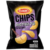 חטיף תפוחי אדמה צ'יפס בטעם אסייתי אסם 45 גרם