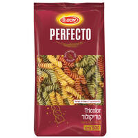 פסטה פוסילי טריקולור מחיטת דורום פרפקטו 500 גרם