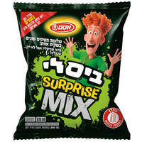 ביסלי סופרייז מיקס צהוב ירוק אסם 60 גרם