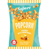 פופקורן בטעם חמאה ודבש לייף סאפורה 140 גרם