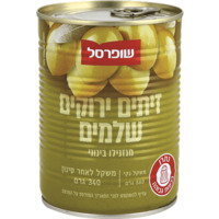זיתים ירוקים מנזנילו בינוני שופרסל 560 גרם