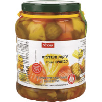 ירקות מעורבים בכבישה ביתית שופרסל 900 גרם