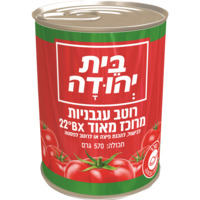 רוטב עגבניות מרוכז 22° בית יהודה 570 גרם