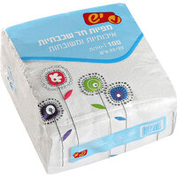 מפיות נייר חד שכבתיות 33*33 יש 100 יחידות