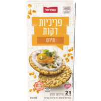 פריכיות תירס דקות שופרסל 2 * 9 * 5.6 גרם