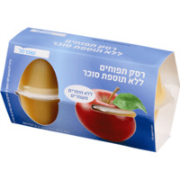רסק תפוחים ללא תוספת סוכר שופרסל 4 * 113 גרם