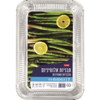 תבניות אלומיניום מלבניות גדולות 32*22*5.5 ס
