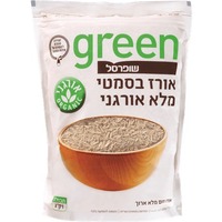 אורז בסמטי מלא אורגני גרין 1 קילו