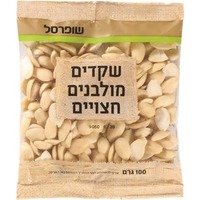 שקדים מולבנים חצויים שופרסל 100 גרם