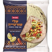עלי טורטייה עם קמח חיטה + כוסמת שופרסל 8 * 40 גרם
