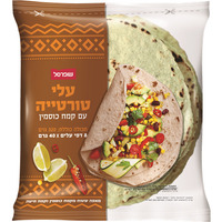 עלי טורטייה עם קמח כוסמין שופרסל 8 * 40 גרם
