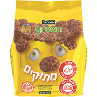 פתיתי תירס מצופים שוקולד חלב מתוקים גרין 65 גרם