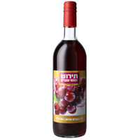 תירוש 100% מיץ ענבים אדום שופרסל 750 מ