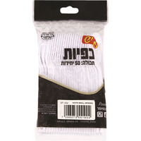 כפיות חד פעמיות לבן יש 50 יחידות