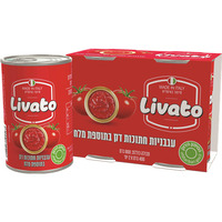 עגבניות חתוכות דק בתוספת מלח ליבאטו 2 * 400 גרם