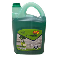 נוזל לניקוי כלים 24% בניחוח תפוח רענן יש 4 ליטר